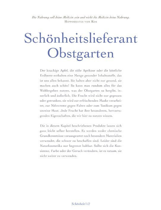 Leseprobe Natürlich schön und gesund