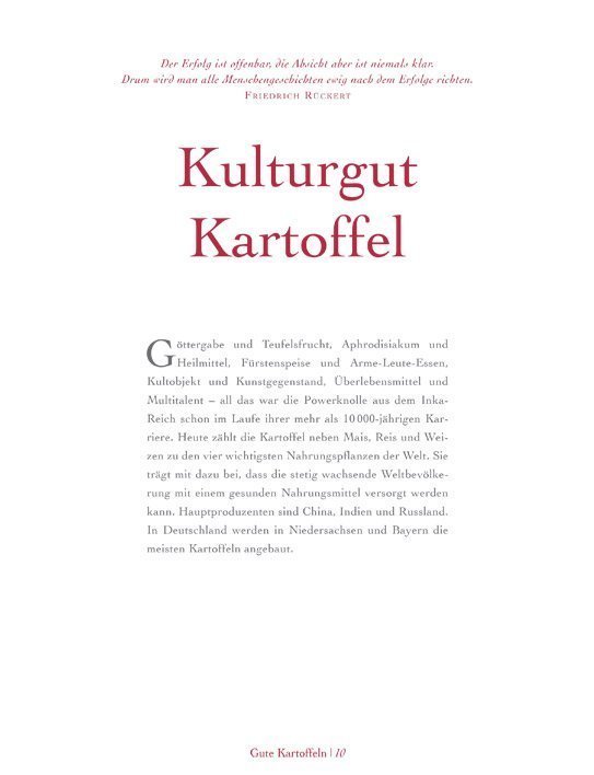 Leseprobe Gute Kartoffeln