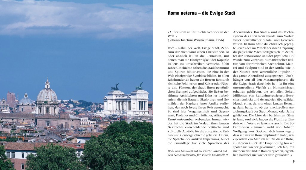 Blick auf die Stadt Rom