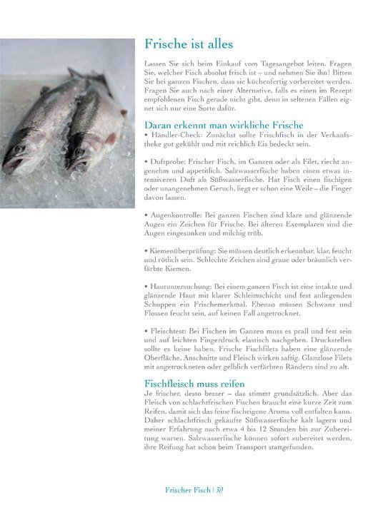 Leseprobe Frischer Fisch aus heimischen Gewässern