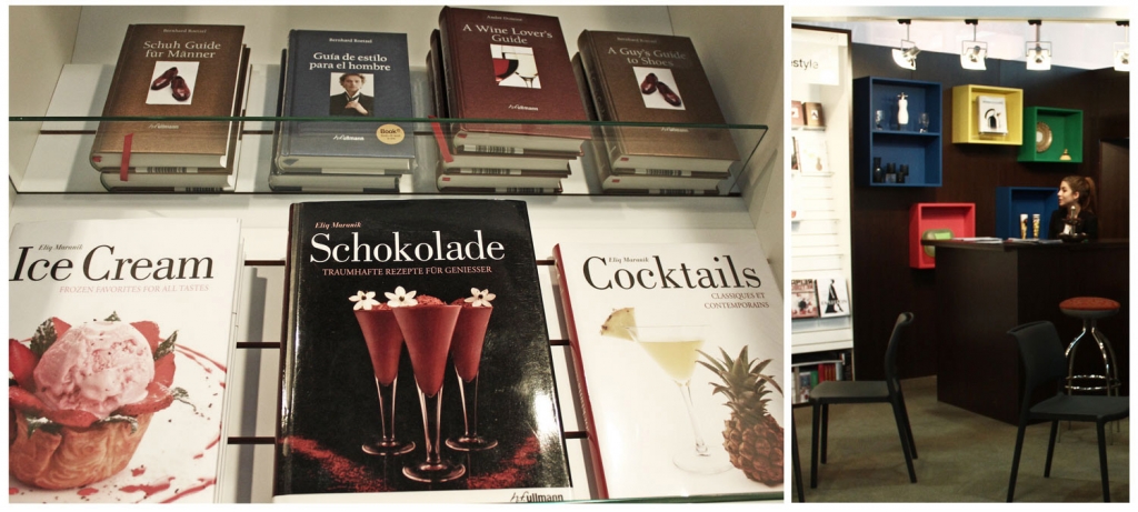 Bücher am Messestand