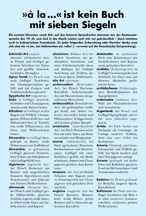 Das Gourmet Handbuch