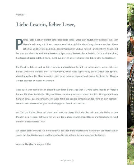 Leseprobe Das Pferdebuch