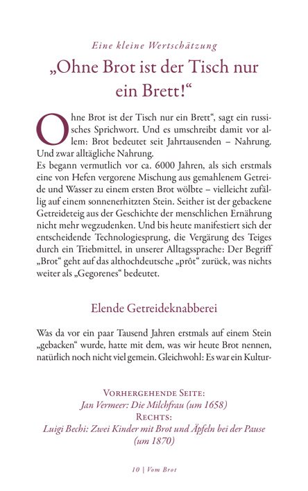 Leseprobe Vom Brot