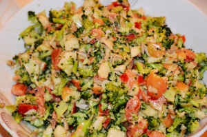 Viele Rezepte wurden an diesem Abend vorgestellt, u.a. Brokkolisalat