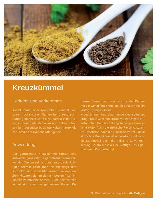 Leseprobe Kochen mit ökologischen Naturgewürzen