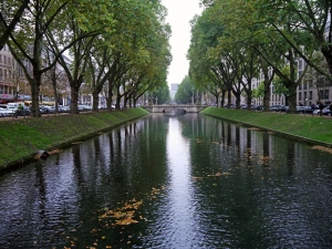 Blick auf den Stadtgraben
