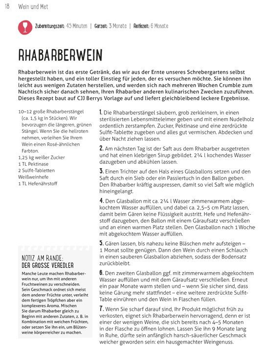Bier, Wein, Likör & Co. - Rezepte aus dem heimischen Garten