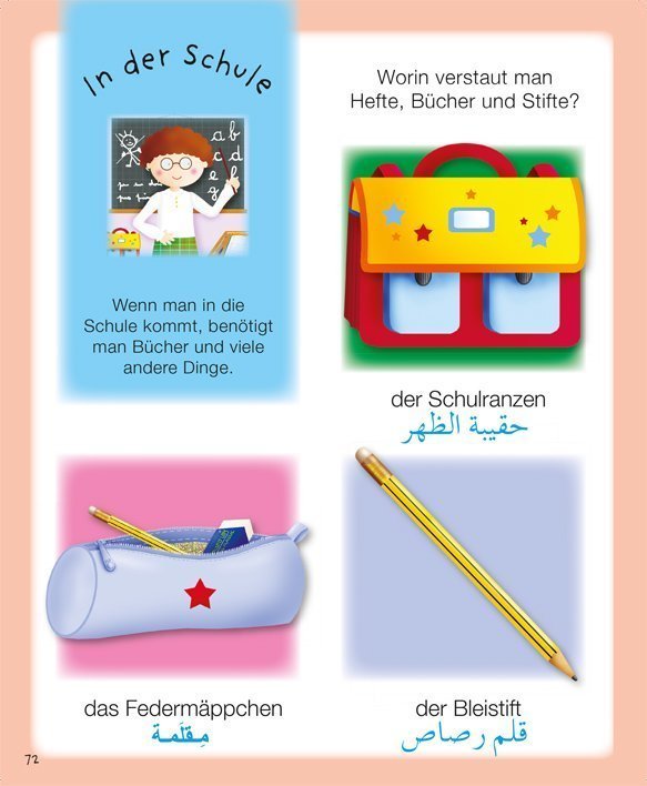 Dein buntes Wörterbuch: Deutsch-Arabisch