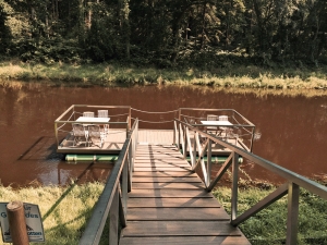 Idyllisches Plätzchen auf der Hase.