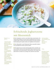 Erfrischende Joghurtcreme