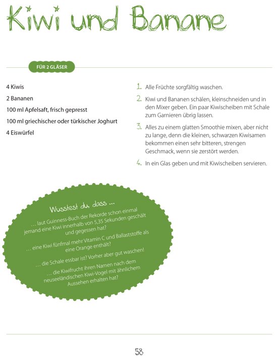 Smoothies für Kids - Gemüse und Obst entdecken und genießen