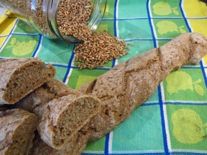 Baguette mit Roggen und Chiasamen - Thermomix