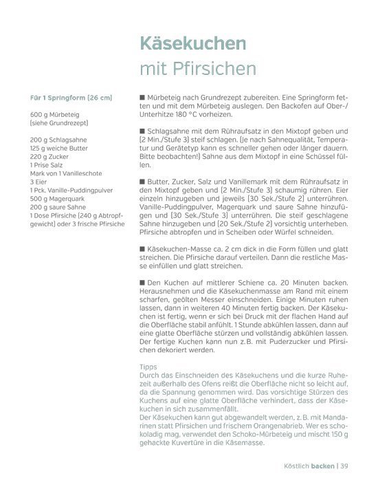 Köstlich backen mit der Thermo-Küchenmaschine