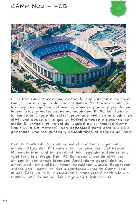 Punkt-zu-Punkt Barcelona - Malbuch