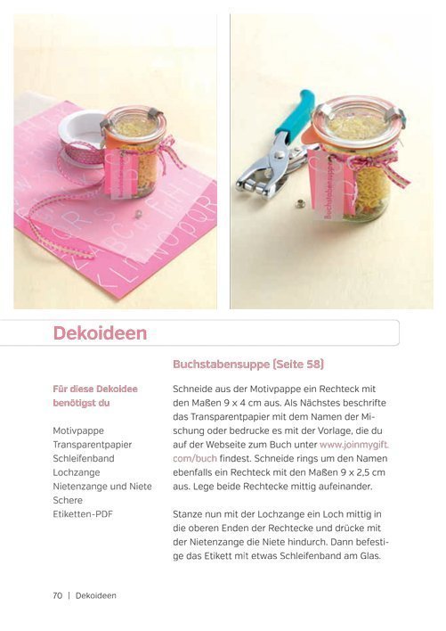 Backmischungen im Glas