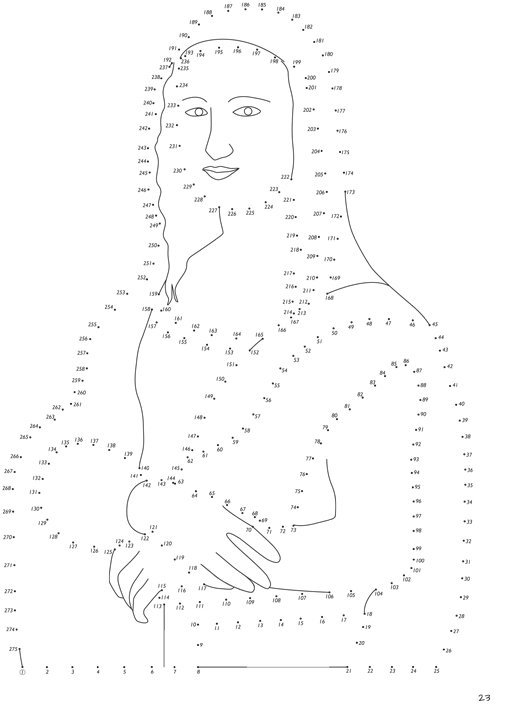 Punkt-zu-Punkt Paris - Malbuch