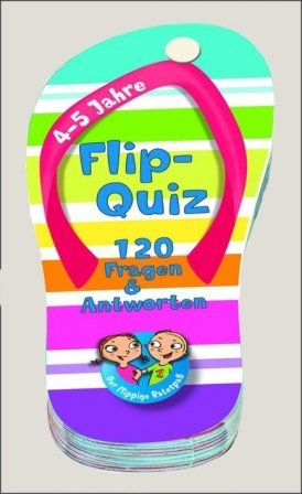 Flip-Quiz: 120 Fragen und Antworten auf 52 Karten (4-5 Jahre)