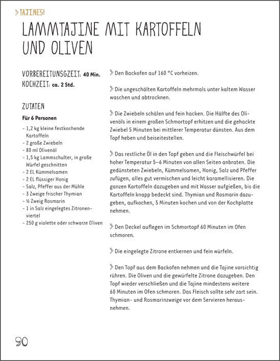 Currys und Tajines - Rezept