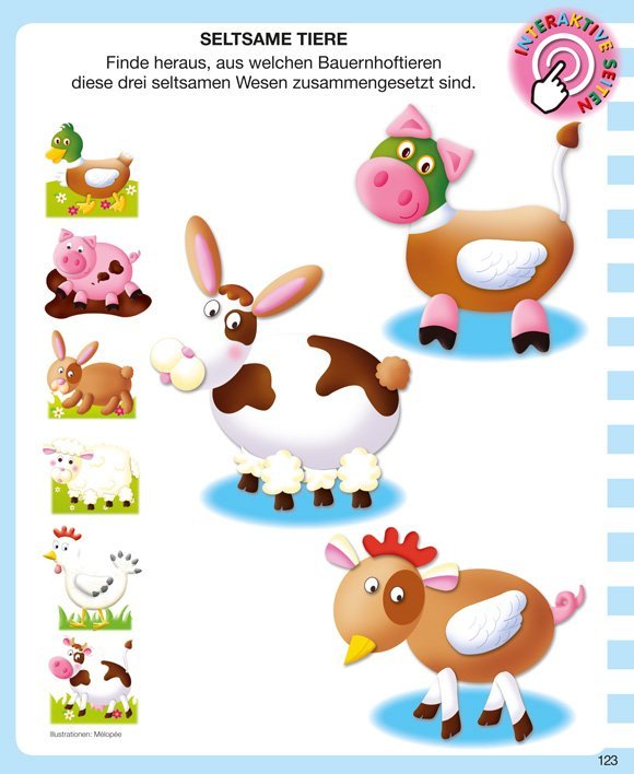 Tiere auf dem Bauernhof Kinderwissen mit App - Bauernhof