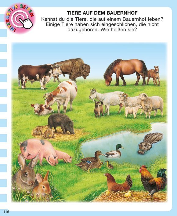 Mit der App scannen Kinderwissen mit App - Tiere