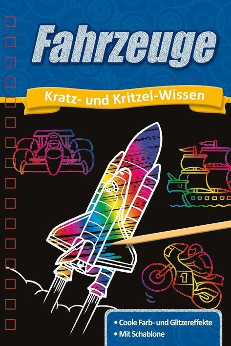 Kratzbuch Fahrzeuge