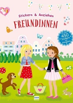 Stickern & Anziehen Freundinnen