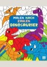 Malen nach Zahlen für Kinder: Dinosaurier