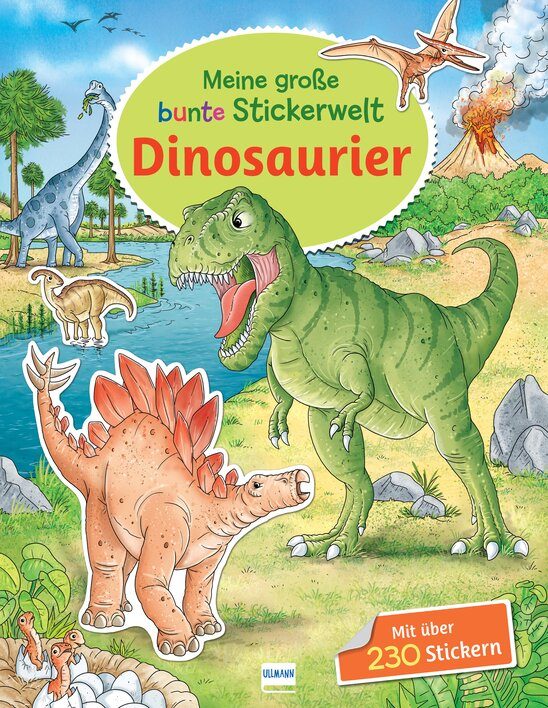 Meine große bunte Stickerwelt – Dinosaurier