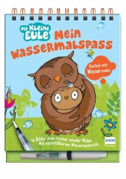 Mein Wassermalspaß – Die kleine Eule