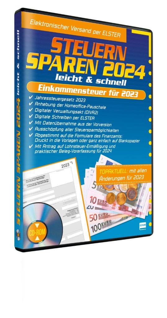 Steuern sparen 2024 leicht & schnell für Steuererklärung 2023! CD online kaufen Ullmann Medien
