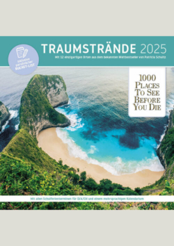 Traumstrände 2025 – 1000 Places Broschürenkalender