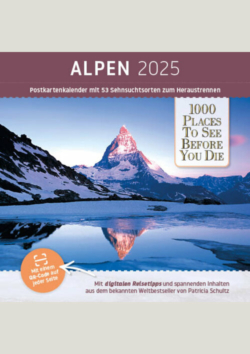 Alpen 2025 –  1000 Places Postkartenkalender