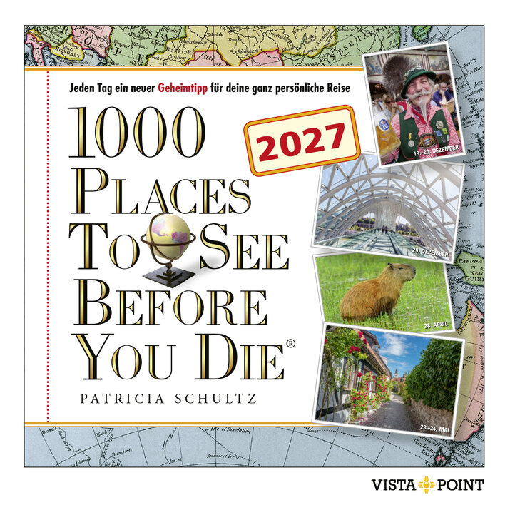 Tageskalender 2027 – 1000 Places To See Before You Die