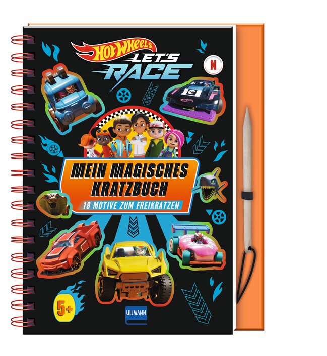 Mein magisches Kratzbuch: Hot Wheels